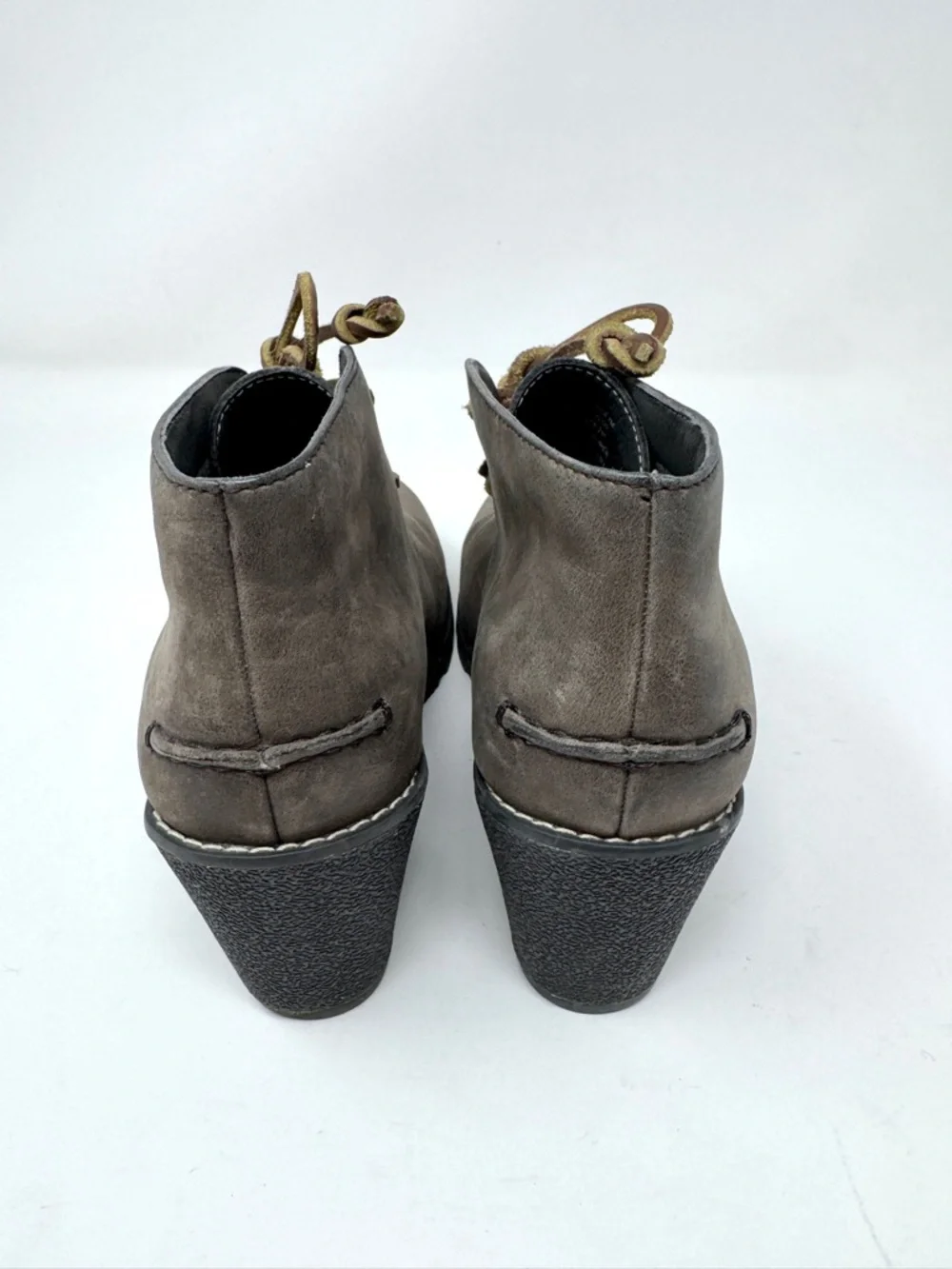 Sperry Women's Celeste Prow Wedge Ankle Booties - Gray Leather